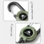 Cuộn dây kéo ROLY Carabiner, Móc chìa khóa có thể thu vào hạng nặng, Khóa kéo dễ dàng Dây thép Dây thép Carabiner Khóa dây thép Dụng cụ ngoài trời
