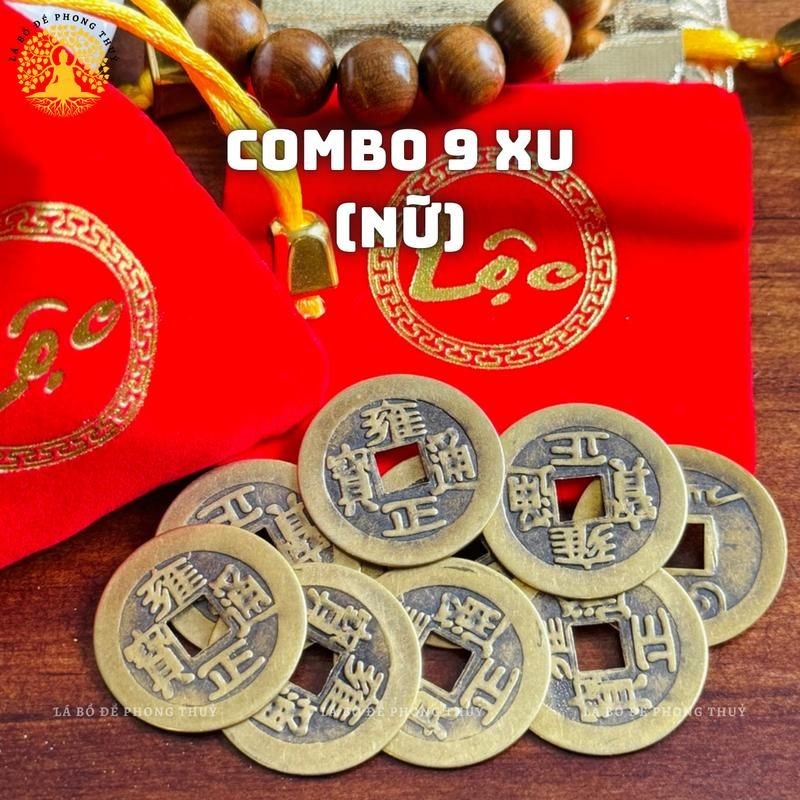 [TẶNG TÚI NHUNG LỘC] Đồng Xu Âm Dương Ngũ Đế Cổ Đã Khai Quang Xin Lộc Bình An May Mắn Decor Phong Thuỷ Nam Nữ