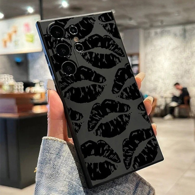 Ốp Điện Thoại graffiti Đen Cho Redmi A3 14R K70 Ultra K70 K60 K50 Pro K70E K60E K60 Ultra K40 Gaming K40S Mềm Chống Sốc ốp Lưng