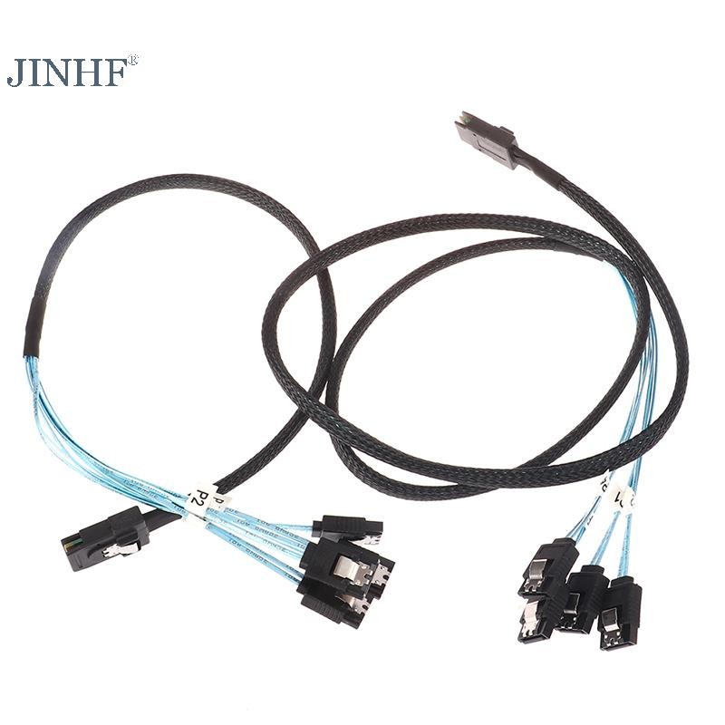 Cáp JINHF SAS SATA -SAS SFF-8087 Đến 4 Cáp SATA SAS 4i SFF8087 36P HOT