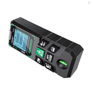 Aneng G70 Máy đo khoảng cách Laser có độ chính xác cao thông minh Máy đo khoảng cách Laser xanh 30 Bộ lưu trữ dữ liệu Công cụ đa chức năng hiệu chuẩn tự động