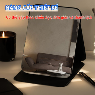 Gương Mỹ Phẩm Gấp Gọn Để Bàn Bunnies House Gương Da Trang Điểm Điều Chỉnh Độ Nghiêng Hình Chữ Nhật Tiện Lợi
