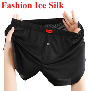 Nam Cotton Nguyên Chất Thời Trang Dệt Kim Nhà Có Thể Mặc Ngoài Boxer Quần Đùi Thoải Mái Mũi Tên Quần PA3266