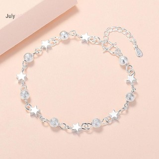 Vòng tay ngôi sao tươi JULYHOT dành cho nữ Vòng tay hạt tròn cá tính Thời trang Hàn Quốc Massivedeals