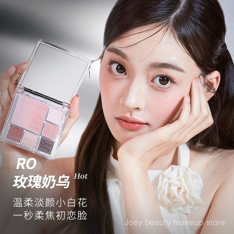 Czel Eyeshadow Palette đa-màu xám hồng sáng Matte mà không cần trang điểm mpha