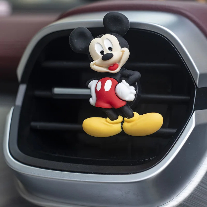 Mickey Minnie Chuột Donald Vịt Ô Tô Lỗ Thông Hơi Kẹp Nước Hoa Làm Mát Hoạt Hình Dễ Thương Gấu Trang Trí Tự Động Trang Trí Nội Thất Phụ Kiện