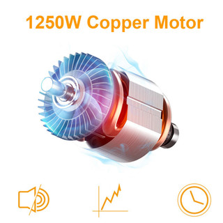 Máy Đánh Bóng Xe Hơi 220V 1250W, 5 inch & 6 inch - Máy Đánh Bóng Hành Động Kép, Tốc Độ Biến Thể, Dụng Cụ Đánh Bóng DA