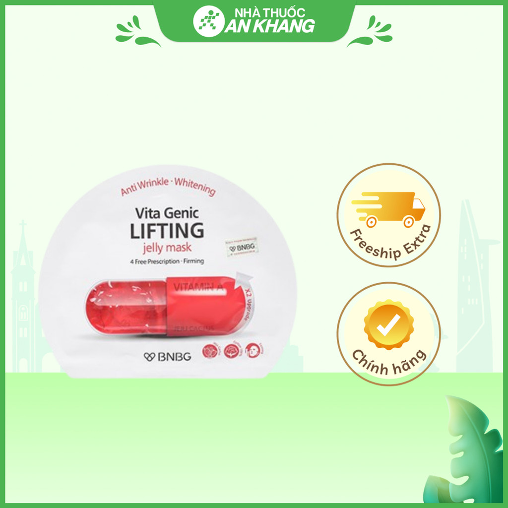 Mặt nạ Vita Genic Lifting giúp cải thiện độ đàn hồi, ngăn ngừa lão hóa miếng 30ml