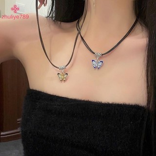 < zhuliye789 > Vòng cổ dây cổ điển thời trang phong cách Trung Quốc Mặt trăng hoa Khóa an toàn Mặt dây chuyền Vòng cổ dành cho nữ Trang sức cổ điển