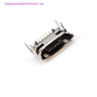 Toplanswatchstore 10 Chiếc Micro USB Loại B Nữ 5Pin DIP Ổ Cắm Jack Cổng Kết Nối Sạc VN