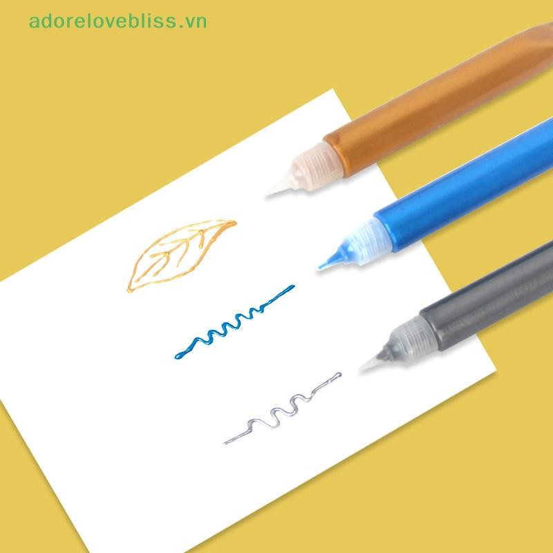 Thêm 10 / 30ml Sơn thủy tinh vết bẩn Sơn Acrylic thủy tinh chống nắng 3D Móc bút Sơn thủy tinh chống nước Aquarela Đồ dùng nghệ thuật BSS