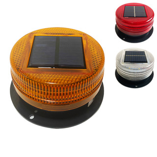 Năng Lượng Mặt Trời 8 Đèn LED Cảnh Báo Từ Tính Cho Xe Máy Kéo Xe Tải Nhấp Nháy Đèn Cảnh Sát Hổ Phách Tín Hiệu Khẩn Cấp Cảm Biến Ban Đêm