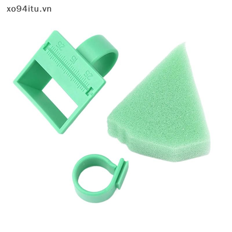 Xoitu Nha Khoa Endo File Block Endo File Holder Thước Rễ Kênh Ngón Tay Vòng Nội Nha Dụng Cụ Đo Ngón Tay Làm Sạch Bọt Biển VN