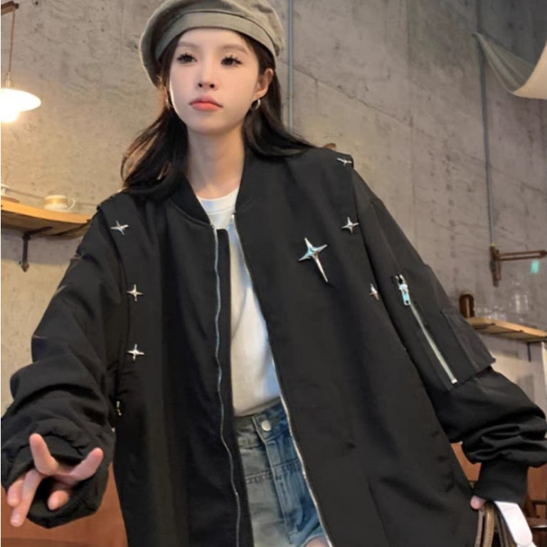 Áo Bomber Gió Con Thoi KCloset Áo Khoác Dù 2 Lớp Dày Dặn Dáng Rộng Nam Nữ NA444