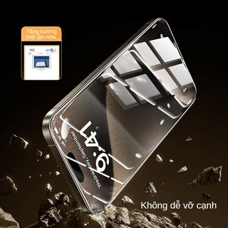 Kính cường lực iPhone đệm khí, chống sốc, siêu nét, chống ánh sáng xanh, cho iPhone 11 12 13 14 15 16 17 Pro Max 17 Air