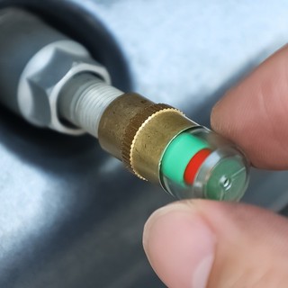 2 / 4 Mũ van giám sát áp suất lốp xe máy - Dụng cụ kiểm tra chỉ báo cảm biến áp suất lốp