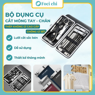 Bộ Dụng Cụ Bấm Móng Tay 8 món/16 món BUNA - Bộ Cắt, Bấm Dũa Móng Tay - Sét Dụng Cụ Làm Móng Cao Cấp.