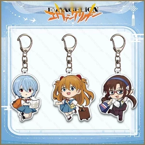 HK1 NEON GENESIS EVANGELION Acrylic Móc Khóa Ba Lô Mặt Dây Chuyền Túi Phụ Kiện EVA Anime Ngoại Vi KH1