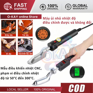 Bàn Là Ủi Da Mini Cầm Tay - Điều Chỉnh Nhiệt Độ, Dùng Cho Quần áo Và Giày Da - Nhỏ Gọn Tiện Lợi