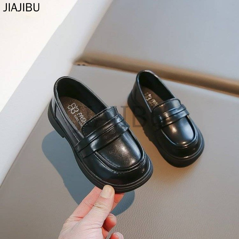 Giày Trẻ Em Thời Trang Korean Fashion Brown Platform Mary Jane Shoes Giày Đi Học Màu Đen Giày Công Chúa Cosplay Màu Be Dễ Thương Cho Bé Gái British Casual Soft Sole Lolita Doll Shoes Giày Lười Kéo Mũi Tròn Chống Trượt Giày Da Nhỏ Giày Nhảy Giày Búp Bê