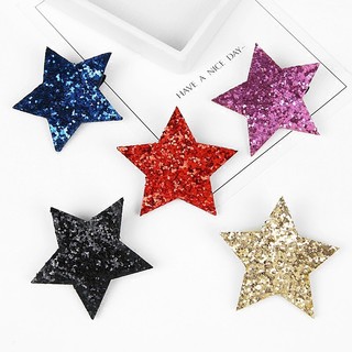 ❣Kẹp Tóc Vải nghệ thuật công chúa dễ thương trẻ em kẹp tóc ngôi sao năm cánh Sequins kẹp bên bé gái Phụ kiện tóc Phụ kiện tóc