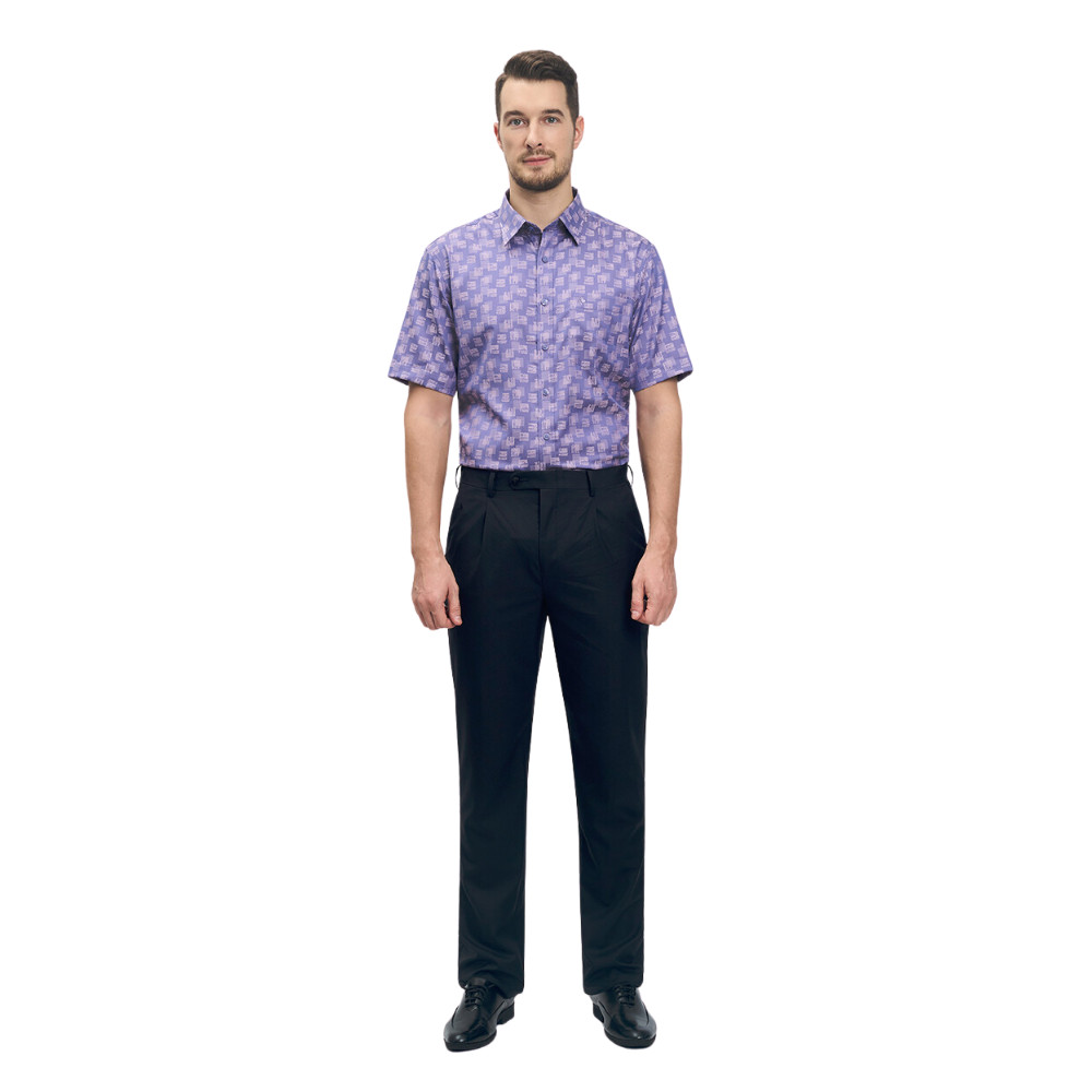 Quần tây trơn 1ly SAN SCIARO vải poly phom regular SS00000016