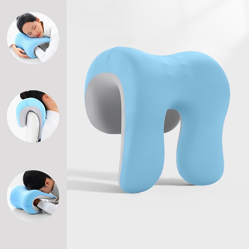Gối ngủ văn phòng ELEGA Memory Foam dành cho bàn làm việc Tựa đầu du lịch có hỗ trợ cổ