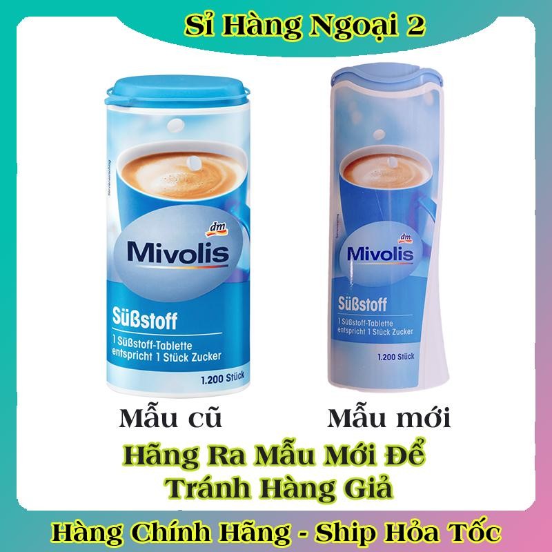 [Date mới] ĐƯỜNG ĂN KIÊNG MIVOLIS CHO KETO, DAS TIỂU ĐƯỜNG HỘP 1200 VIÊN (HÀNG AIR ĐỨC)