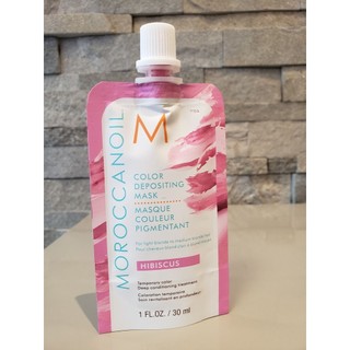 Hấp bổ sung hạt màu MOROCCANOIL Color Depositing Mask - HIBISCUS 200ml [ TN ]