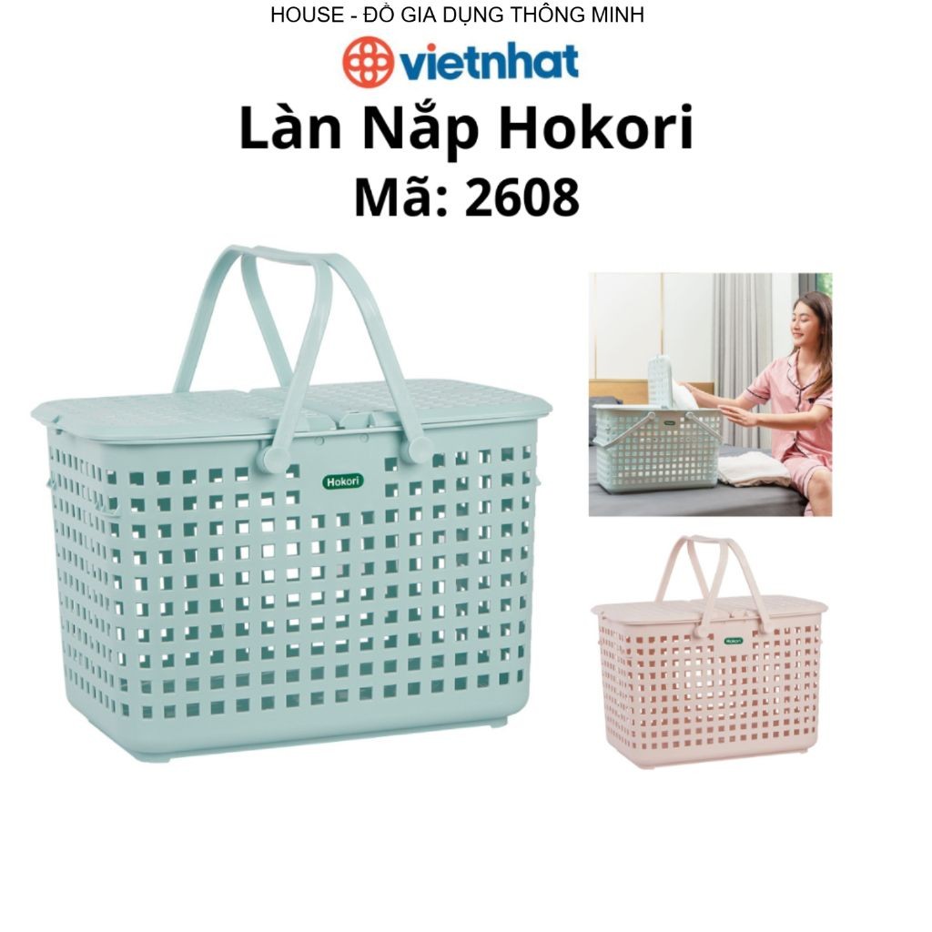 Làn Nắp Hokori 2 Quai Tiện Lợi, Làn Đựng Đồ Đi Sinh, Du Lịch Chính Hãng Việt Nhật (2608)