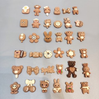 Jibbitz sticker 3D nhám cao cấp, charm gắn dép sục, sticker đá gắn dép cross 3D nổi hoạt hình dễ thương giá rẻ -Nhà Sấu
