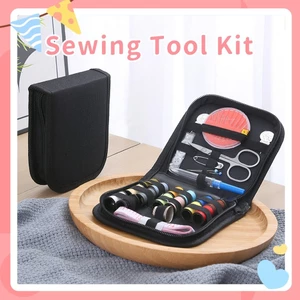May Bộ Dụng Cụ DIY Đa Năng Hộp May Bộ Dây Kim Nút Threader Kéo Chân Thước Bộ Phụ Kiện Cho Tay Quilting Khâu Thêu FE123