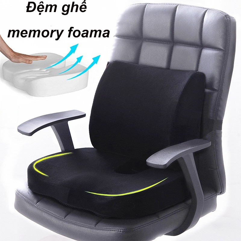 Đệm Lót Ghế Ngồi Văn Phòng，Đệm ghế bằng mút hoạt tính, đệm lưng, đệm thắt lưng, ghế gối, gối, giảm đau thắt lưng