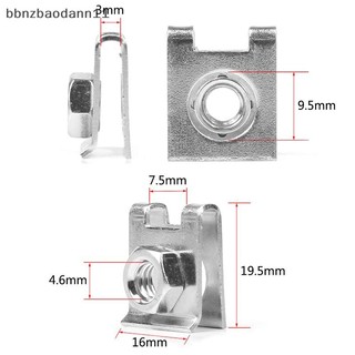 [Bbnzdd] 10 Chiếc Ô Tô Biển Số Xe Chốt Vít 6 Mm Đinh Tán Cố Định Kẹp BVAH