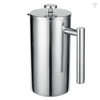 French Press 304 Máy pha cà phê giữ nhiệt bằng thép không gỉ 800ML 3 bộ lọc Tay cầm chống bỏng Máy ép cà phê chống gỉ