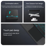 Bàn phím cảm ứng có đèn nền cho Xiaomi 7S Pro 12.4 6S Pro Pad 12.4 Pad 5 / 6 Pro 11 7 8 / 7 8 Pro 11.2 Redmi SE 11 Pad Pro 12.1 Bàn phím có thể tháo rời từ tính có giá đỡ bút chì — ảnh 6
