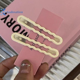 Kudosation 1 Dễ Thương Màu Kẹo Kim Loại Nổ Kẹp Phụ Kiện Tóc Một Dòng Kẹp