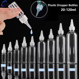 Chai nhựa PET trong suốt rỗng có thể đổ lại di động - Chai bóp nhũ tương, Hộp đựng kem dưỡng da, Du lịch mỹ phẩm