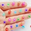 BORAGETE 100 Chiếc Động Vật Nhựa Mini, Hoạt Hình Dopamine Màu Dạ Quang Rùa, Dễ Thương Phát Sáng Đêm Bức Tượng Nhỏ Thu Nhỏ Trang Trí Vườn Cổ Tích