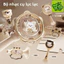 Đồ Chơi Xúc Xắc Âm Thanh Hình Gấu Thỏ Cho Bé – Trống Kèn Lục Lạc Còi Siêu Dễ Thương, Kích Thích Thính Giác Tr