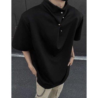 Áo thun nam ESEA tay ngắn thời trang phong cách đường phố Nhật Bản phong cách Harajuku thiết kế phong cách hip-hop