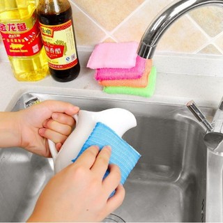 Miếng rửa bát đĩa đa năng cọ xoong nồi nhà bếp sạch bền không làm xước bề mặt