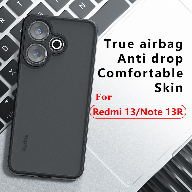 Dành cho Xiaomi Redmi 13 4G, Note 13R 5G, POCO M6 4G Ốp lưng chống rơi Túi khí PC cứng + TPU Vỏ điện thoại da thoải mái