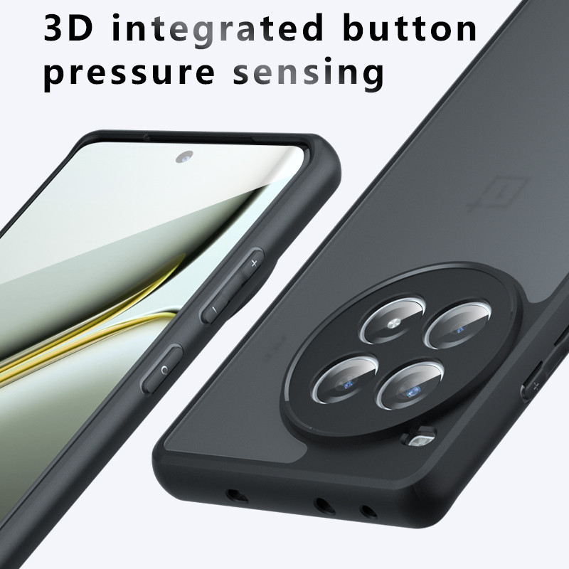 Dành Cho OnePlus 13 13 13R 12 12R 11R Nord 4 3 CE4 Lite Ace 2 3 5 Pro 2V 3V Vỏ Điện Thoại Chống Rơi Túi Khí PC Cứng + TPU Vỏ Lưng Da Thoải Mái