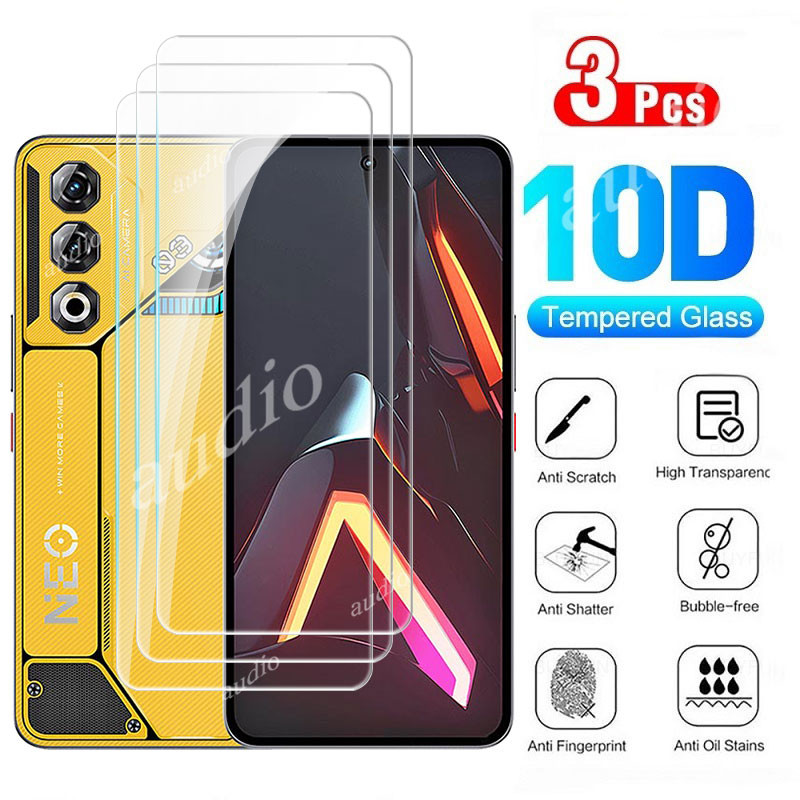 Nubia NEO 5 GT 5G Nubia NEO 3 GT 5G 3 Miếng Kính Cường Lực Bảo Vệ Màn Hình Cho ZTE Nubia NEO 3 GT 3GT Neo3 GT 5G Trong Suốt Trong Suốt Bảo Vệ Mỏng Phim Cho ZTE Nubia NEO 3 GT 3GT 5G Vỏ Điện Thoại Phim
