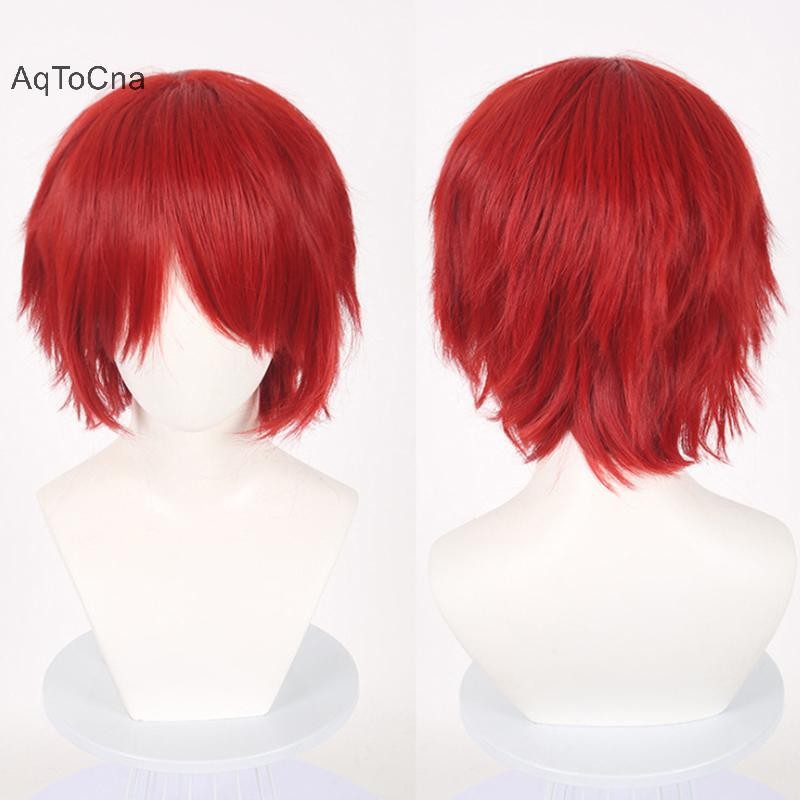 Aqtocna Đa Năng Tổng Hợp Nhiều Màu Sắc Ngắn Tự Nhiên Cosplay Tóc Giả Nam Tóc Kiểu Tóc Nối Tóc HGVN