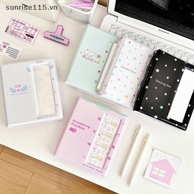 Album Gian Hàng Ảnh Hoạt Hình SRVN Cho 40 Chiếc 2x6 Inch Dải Ảnh Đánh Dấu Trang 20 Chiếc 4x6 4R Giá Đỡ Ảnh Sách Lưu Trữ Thẻ Nhỏ.