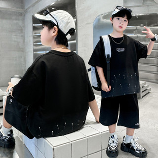 Bộ quần áo bé trai mùa hè 18-52kg mẫu bộ HELLO. Set đồ bộ  bé trai mặc hè.Quần áo trẻ em. H26