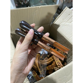 (Vip) Muỗng, xúc cám cho chim ăn chất liệu inox cán mun hàng tàu 100% tiện lợi, bền đẹp