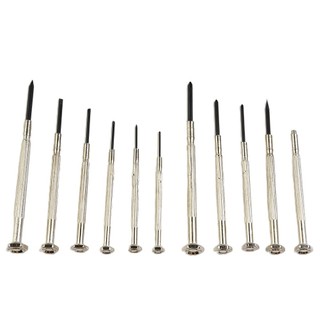 [Fuxin] 11 Chiếc Cho Bộ Tua Vít Chính Xác Cho Đồng Hồ Trang Sức Kính Vít Nhỏ Điện Tử
